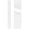 Ekena Millwork Two Equal Raised Panel PVC Pilaster w/Standard Capital & Base, 12"W x 120"H x 2"P PILP12X120DRP01-2 - alternate 1